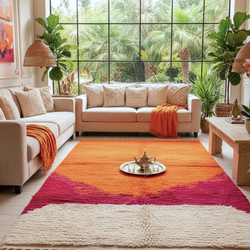 Tapis berbère tricolore - 160 x 239 cm - Atlas Fireline