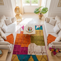 Tapis berbère coloré - 162 x 257 cm - Color Mirage