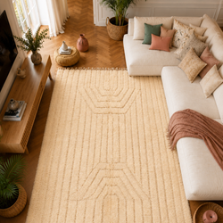 Tapis berbère blanc - 150 x 240 cm - Oasis Dream
