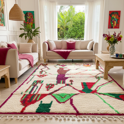 Tapis berbère multicolore- 150x 250 cm - Nomad spirit